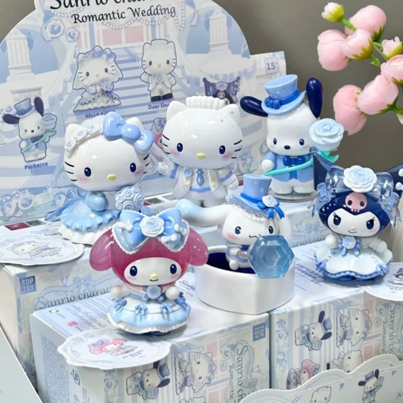 

В наличии Аутентичная верхняя игрушка, романтическая свадебная серия, слепая коробка, милый настольный орнамент ручной работы, кукла в подарок