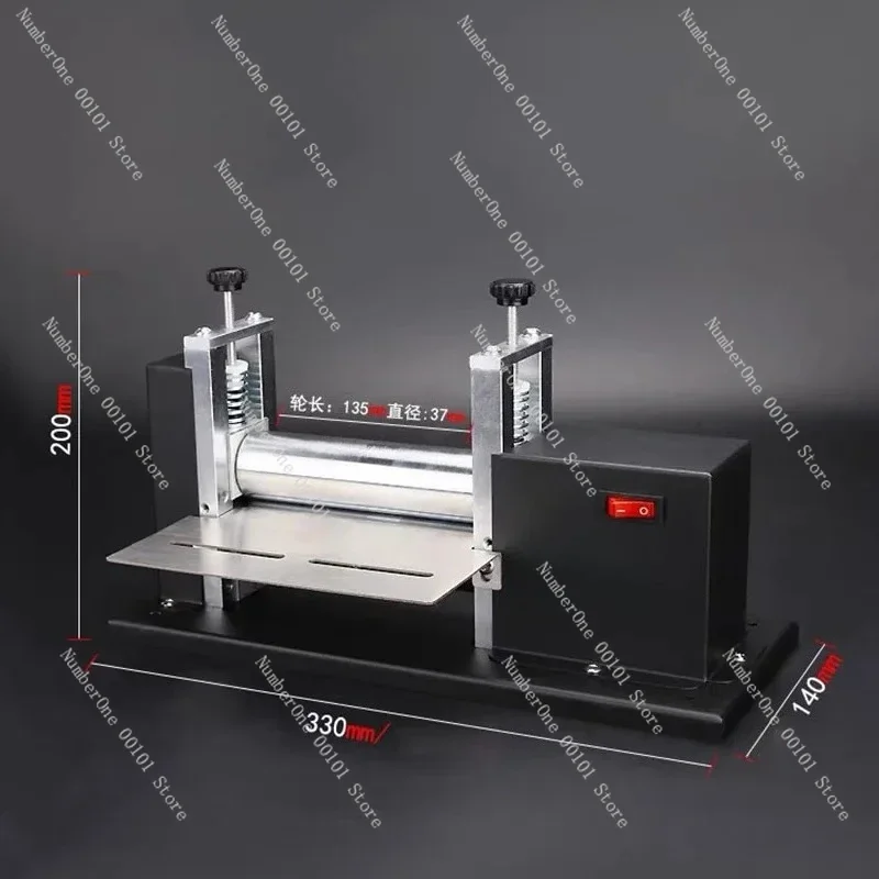 Small electric leather stretching machine | Manual glue distribution leather pressing machine