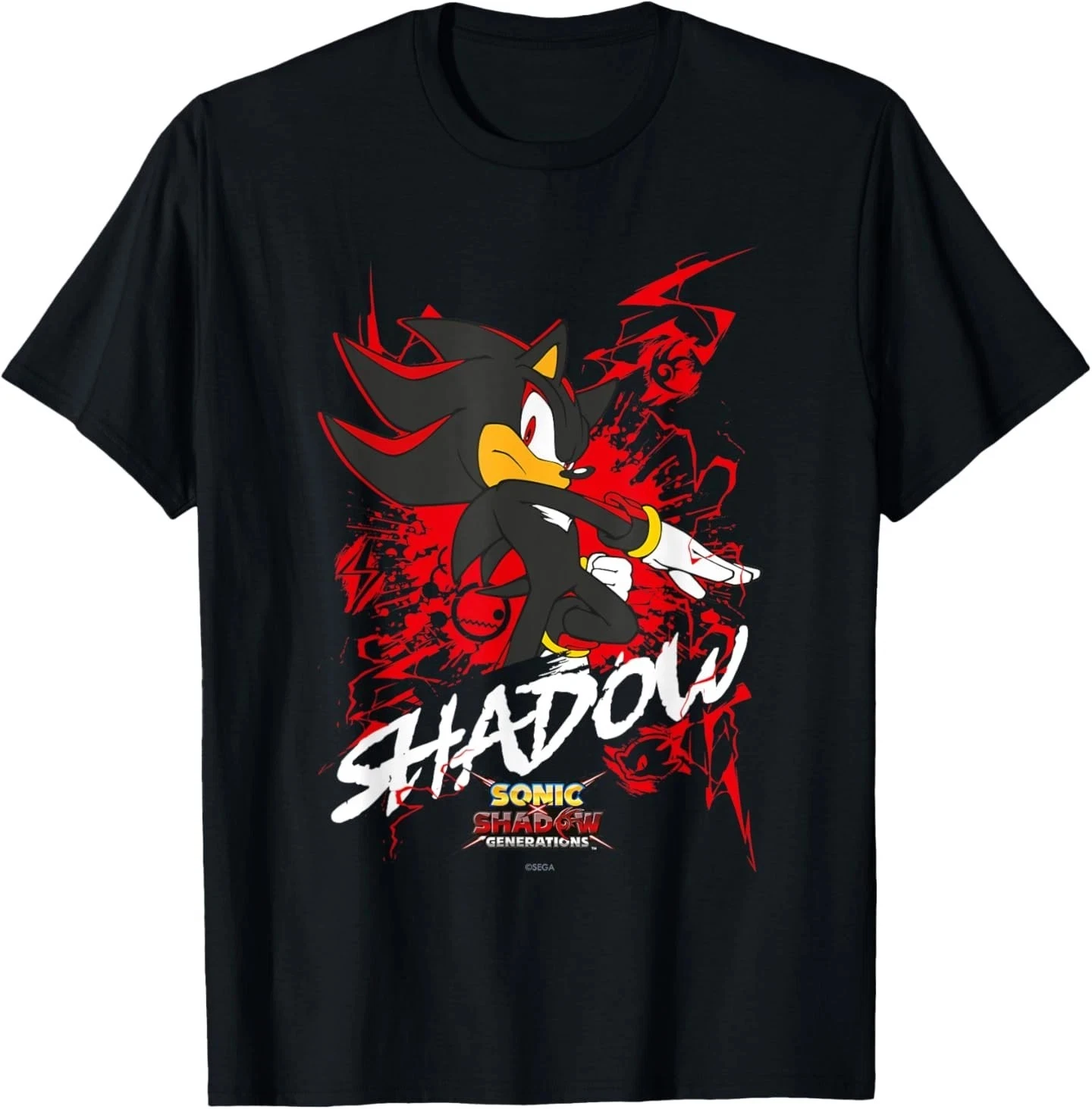 

Sonic the Hedgehog, Sonic X Shadow Generations - Shadow T-Shirt Women Men's T-shirt Cotton Fashion Y2K Summer