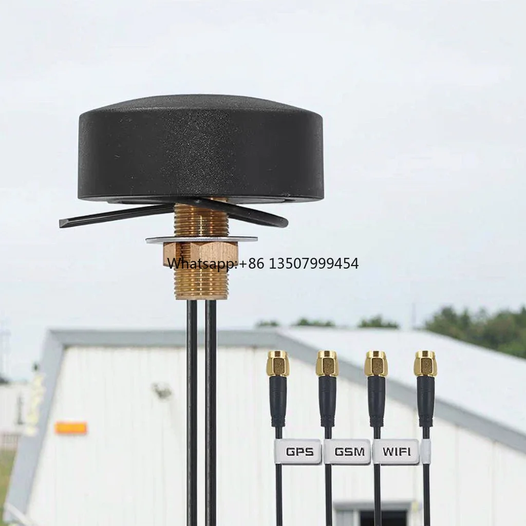 2 in 1 GPS LTE 4G WIFI Combination Antenna Outdoor Waterproof Omnidirectional Dual Band Screw Mount 4G Puck Antenna