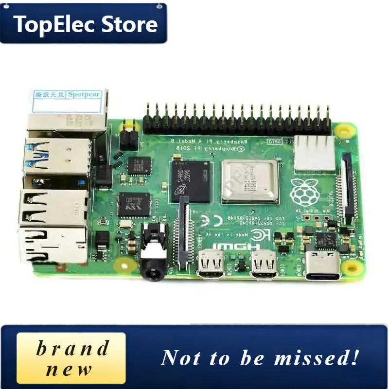 TopElec Raspberry Pi 4 Model B 4B 2GB 4GB 8GB RAM PI4B Bundle Option