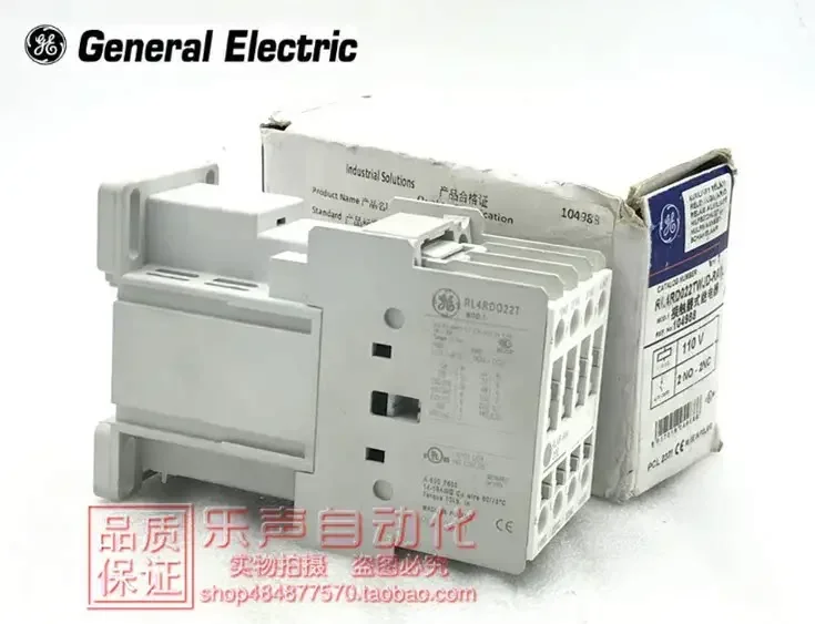 2026.4 RL4RD022TWJD-RAIL 110VDC American GM/GE Contactor Relay Is New From Stock