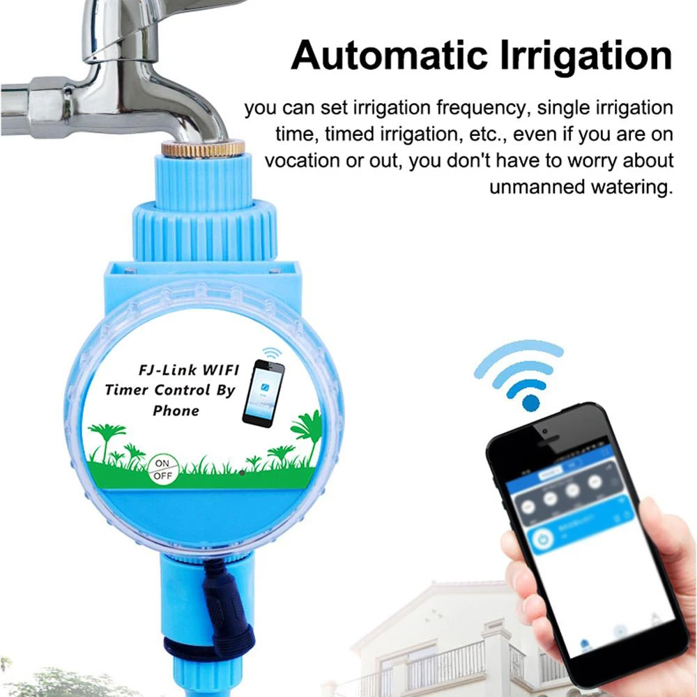 Tuya Smart WiFi Garden Automatic Irrigation System Drip Irrigation Faucet Lawn Watering Sprinkler Controller for Alexa Google