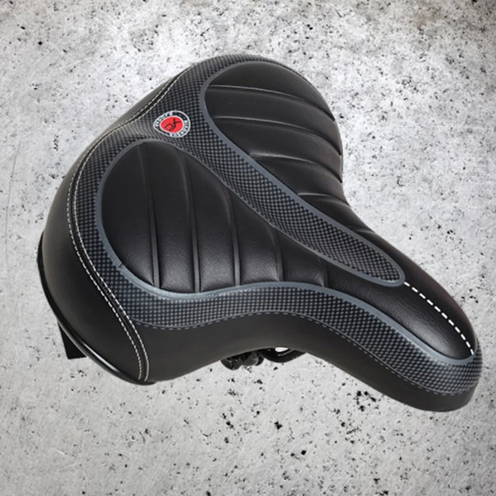 

Bicycle Pressure-relieving Bike Saddle Cushion -resistant Supportive Seat Mat PU Seat Pad Comfortable Riding