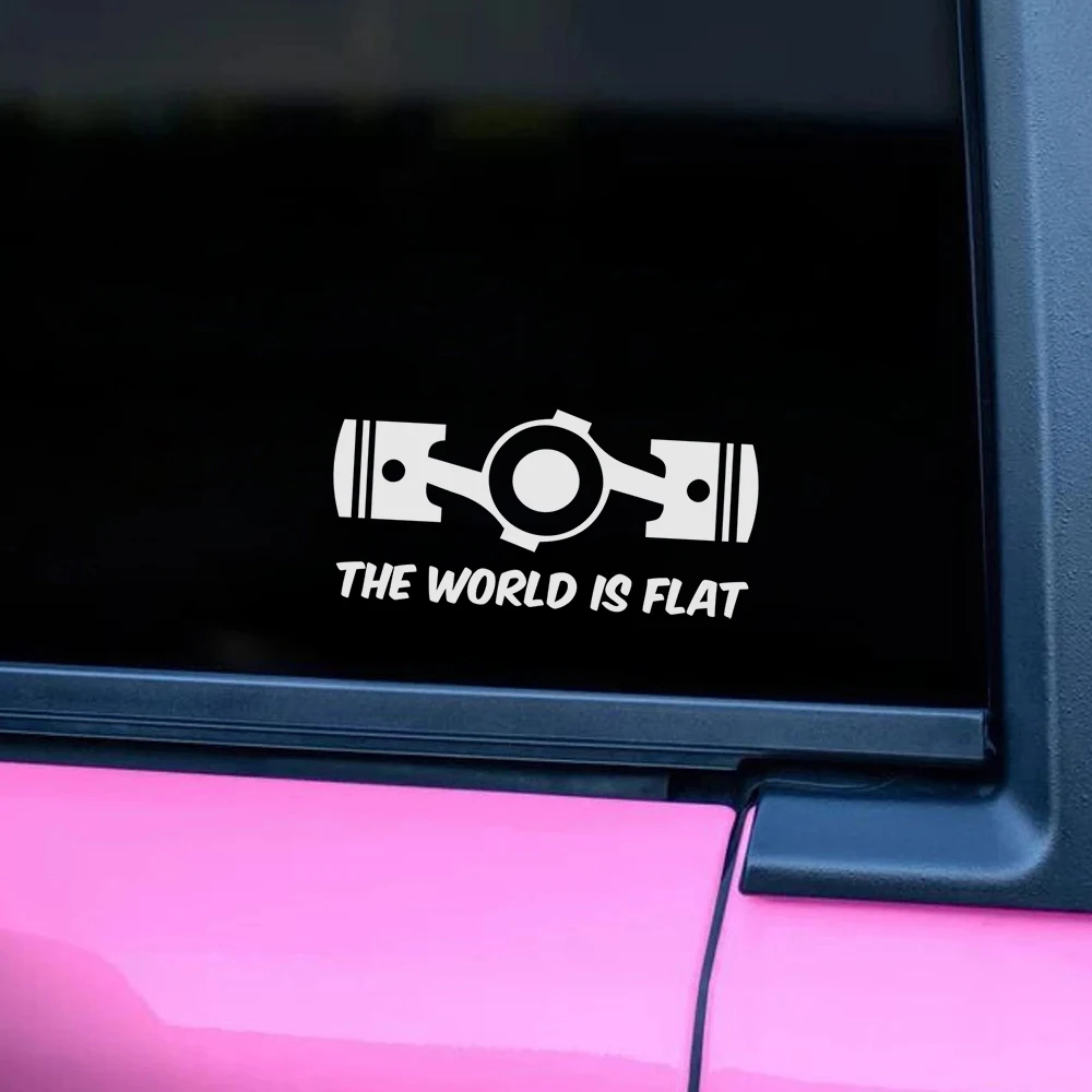 

Boxer Flat Engine Car Stickers Funny Words Car Bumper Self-adhesive Vinyl Decals Decoration Accessories