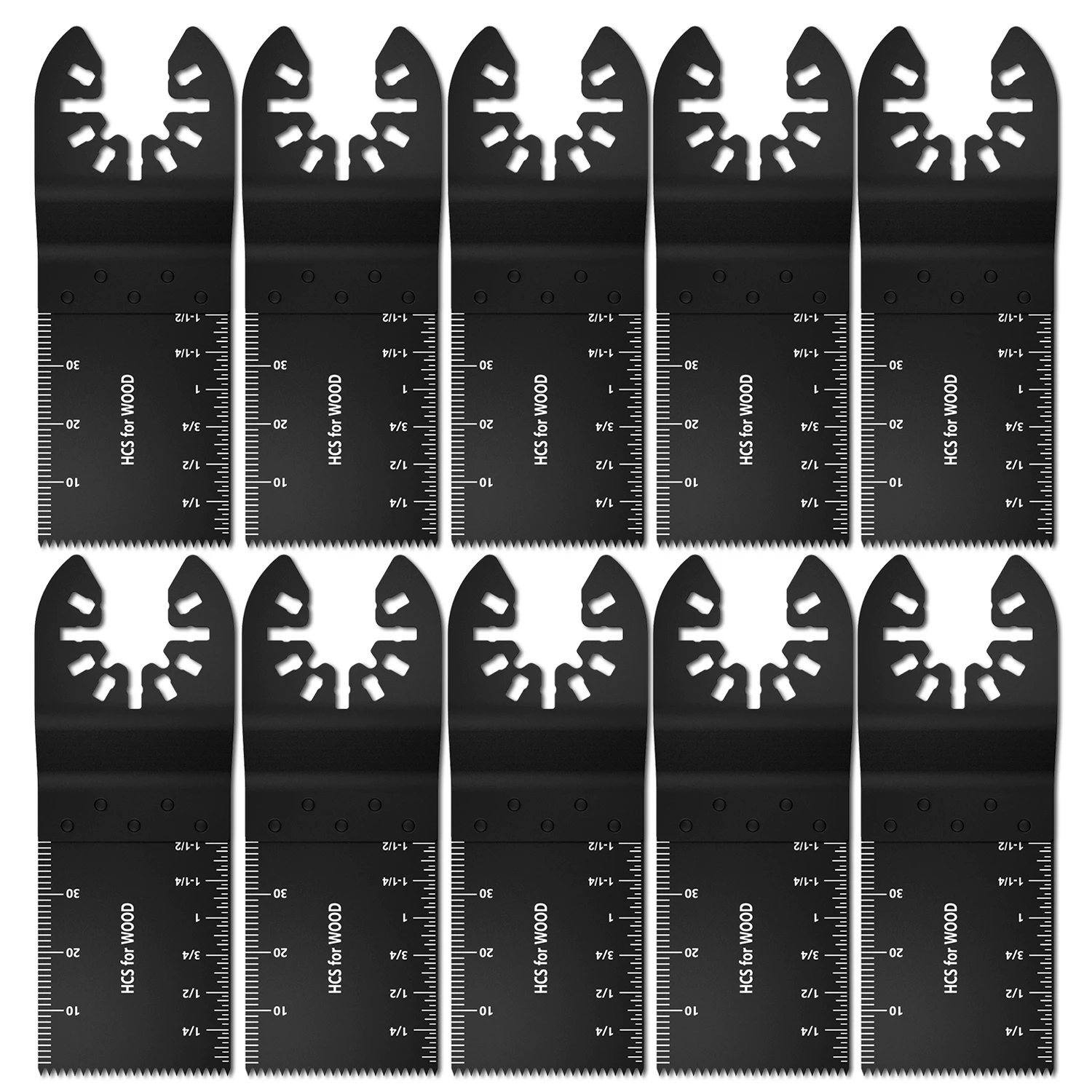 Oscillating Saw Blades Fast Fit Mixed Blades Oscillating Saw Blade Kit Multitool Blades for Metal, Wood, Plastic, MDF & More