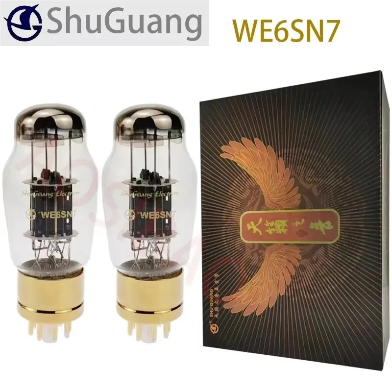 SHUGUANG  WE6SN7 6SN7 Vacuum Tube Precision pairing Valve Replaces  CV181 6H8C 6N8P 6SN7 Electronic tubes For Amplifier