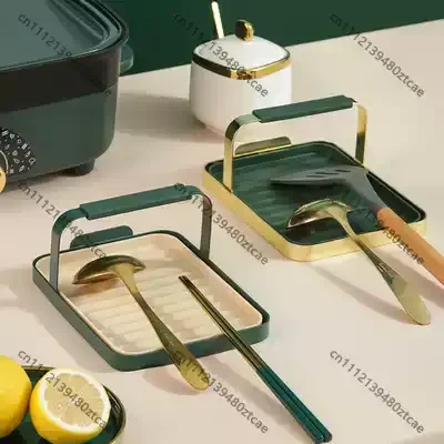 Multi‑purpose Kitchen Utensil Drain Storage Rack Holder For Spatula And Spoon Kitchen Cooking‑tool Storage Accessory