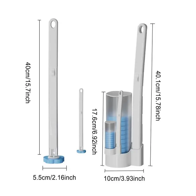 Brosse de Cuvette de Toilette Résistante à 360, Outil d'Épurateur pour Maison, Appartement, Dortoir, Hôtel, Accessoires Ménagers