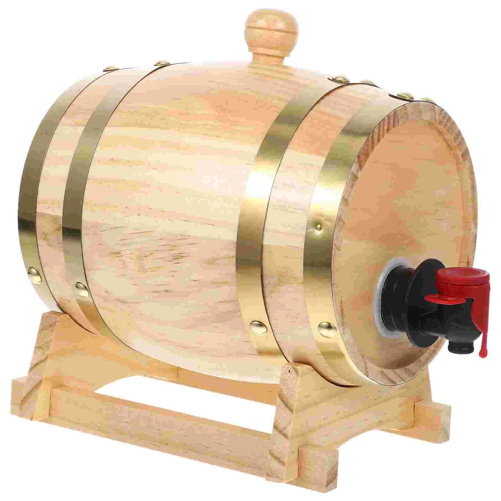 Empty Barrels Pine White Decoration Beer Storage Aging Wooden Buckets For