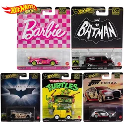 Genuine Hot Wheels 1/64 Premium Car Models Pop Culture Audi Avant Forza Dark Batmobile Van Pink Corvette Wagon Boys Toys Vehicle