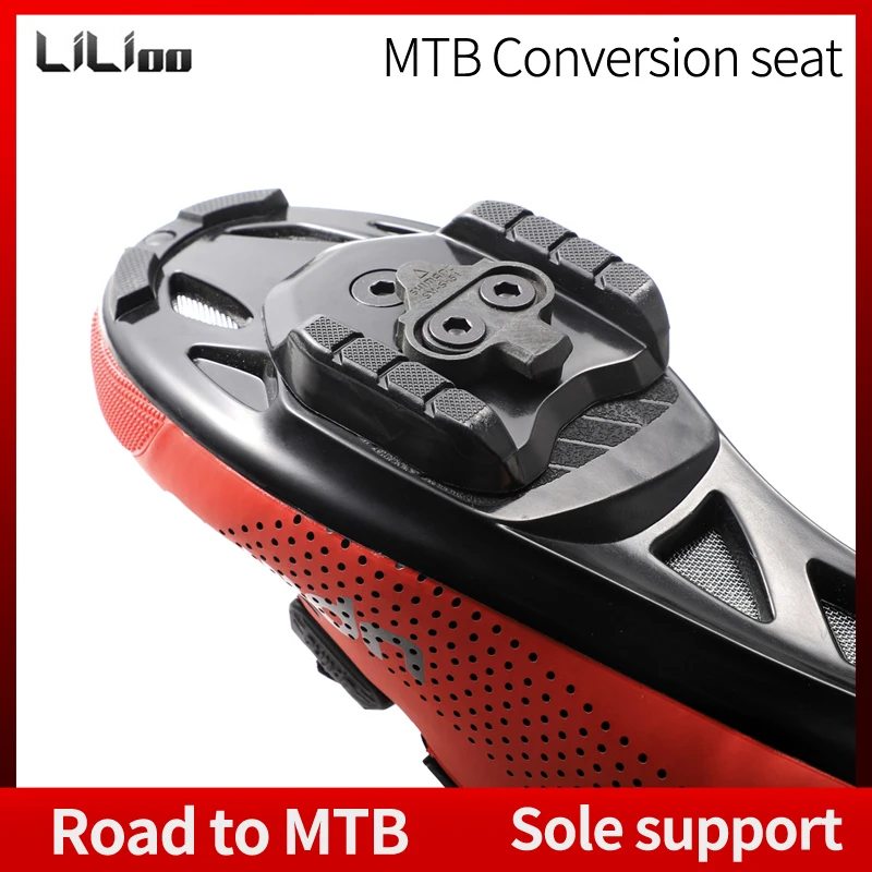 MTB Shoe Converter Road To MTB shoes Adapter From Road Shoes To MTB Shoes Sole Support Sheet Riding Accessories Shoes Sole Part