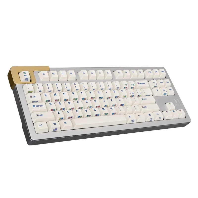 153 keys C64R2 side engraving full set of PBT hot sublimation original high personality retro keyboard keycaps