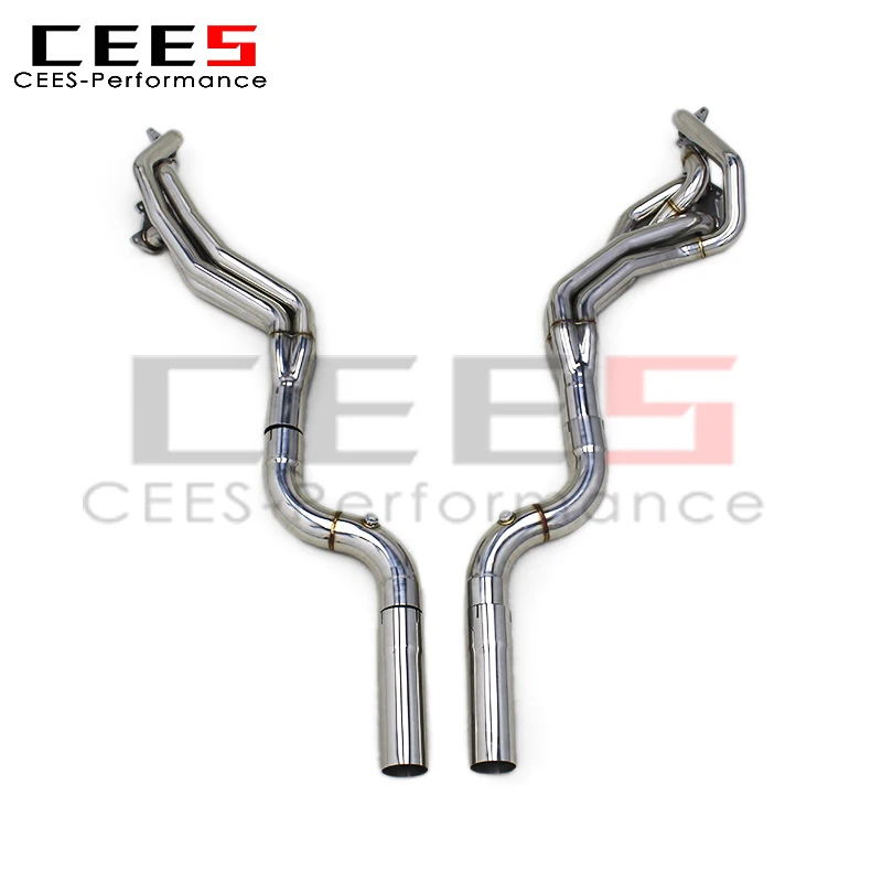 

cees Stainless Steel Exhaust Manifold for Ford Mustang 5.0L 2015-2024 Performance Tuning Exhaust Manifold Header Pipe System