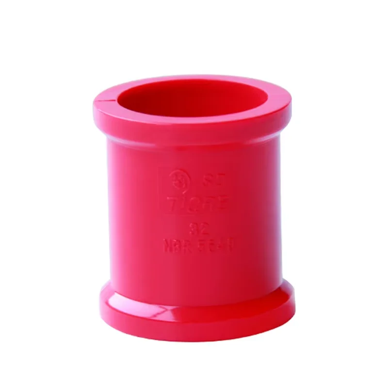 20 25 32mm Red UPVC Pipe Fittings Straight Connector Irrigation System Water Supply Hydroponics Planting Frame DN15 20 25