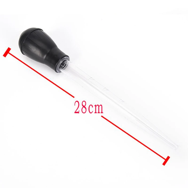 28/43CM 30/50ML Pipette Fish Tank Siphon Pump Water Changer Aquarium Pipette BBQ Tool Supply Tube Aquarium Clean Tool