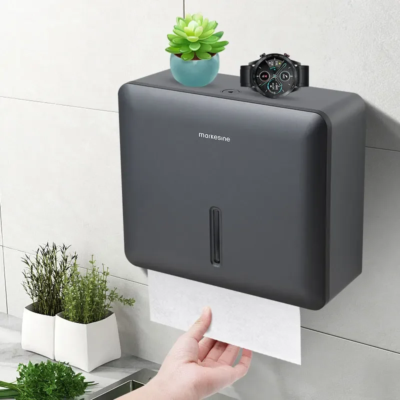 Toilet hand wiping paper box, wall mounted toilet, non perforated hotel toilet, kitchen, commercial hand drawn tissue box