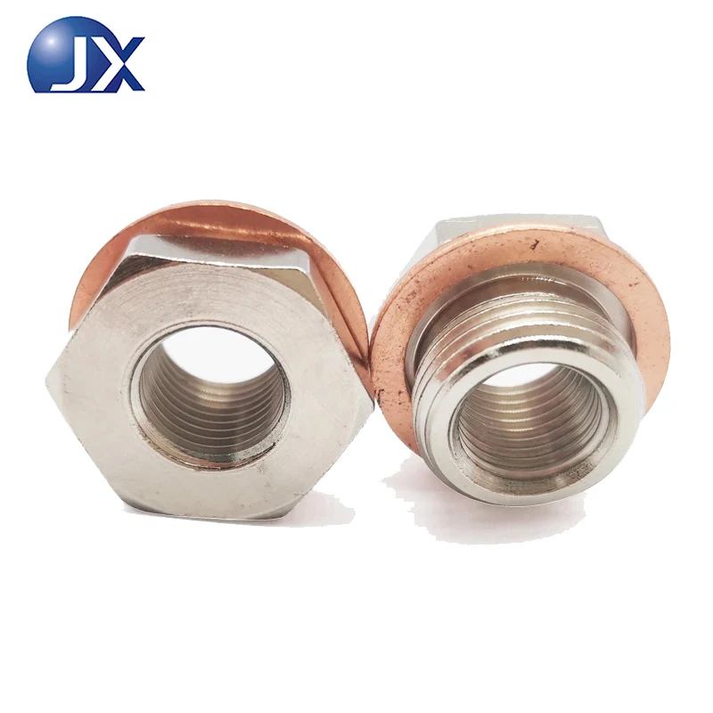 

High Quality Oil Fuel Filter M18 x 1.5 to M12 x 1.25 Reducer Adapter for Car Engine