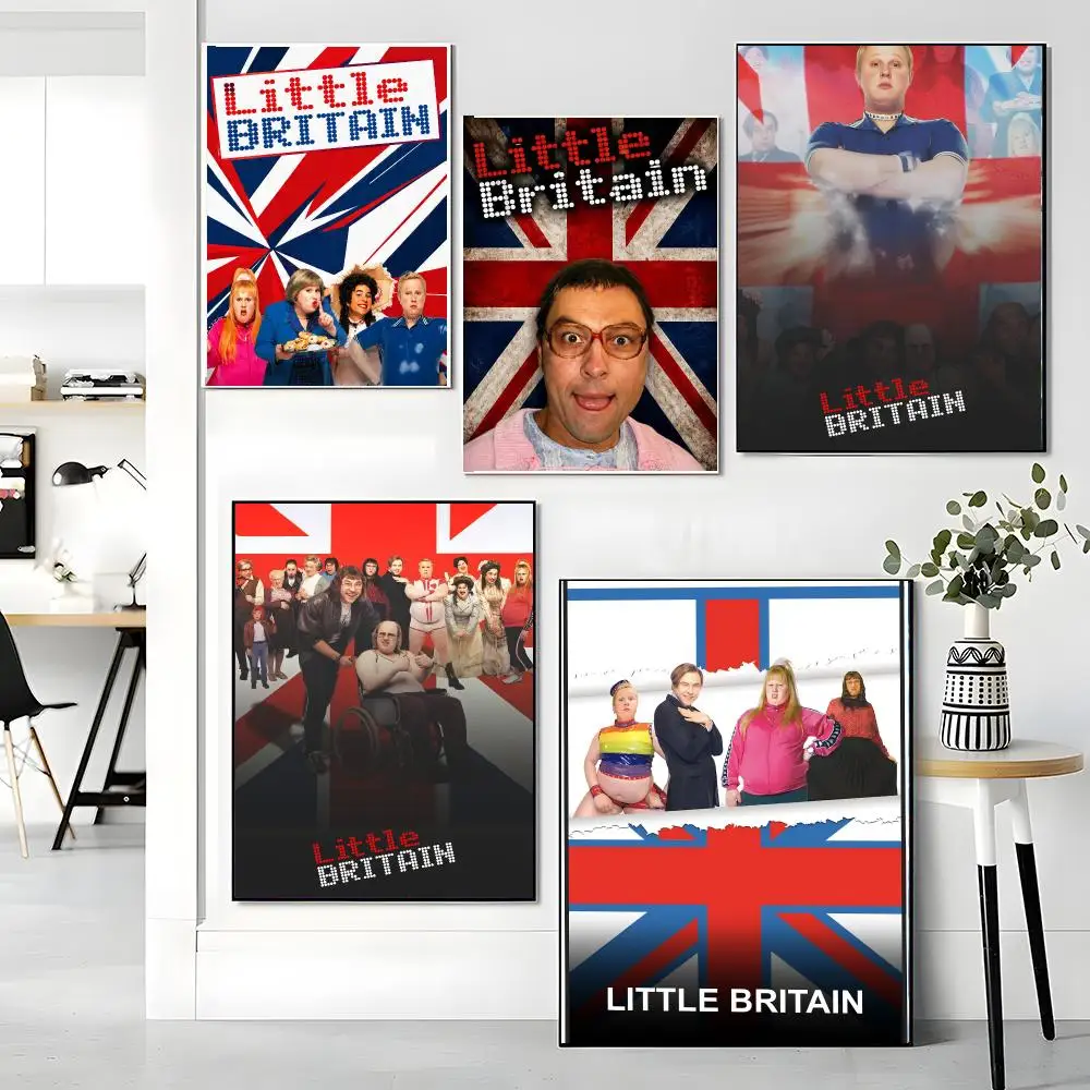 tv series L-Little Britain-N Painting Calligraphy Boho Botanical Decor for Living Room Elegant Home Style