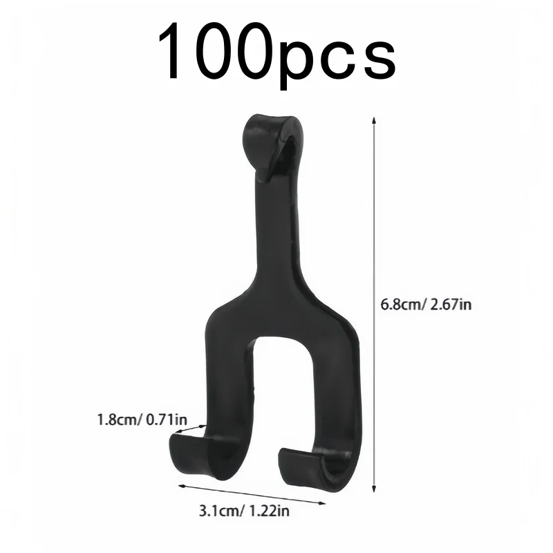 Pack of 100 Garden Melon Hooks, Sturdy Support for Watermelon and Cantaloupe Vines, Prevent Breakage