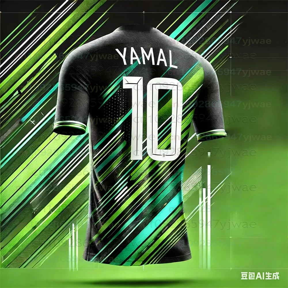 2026 New Special Edition YAMAL No.10 Football Jersey Kids/Adults Oversize Sports T-shirt Training School Uniform Soccer Jersey image 4