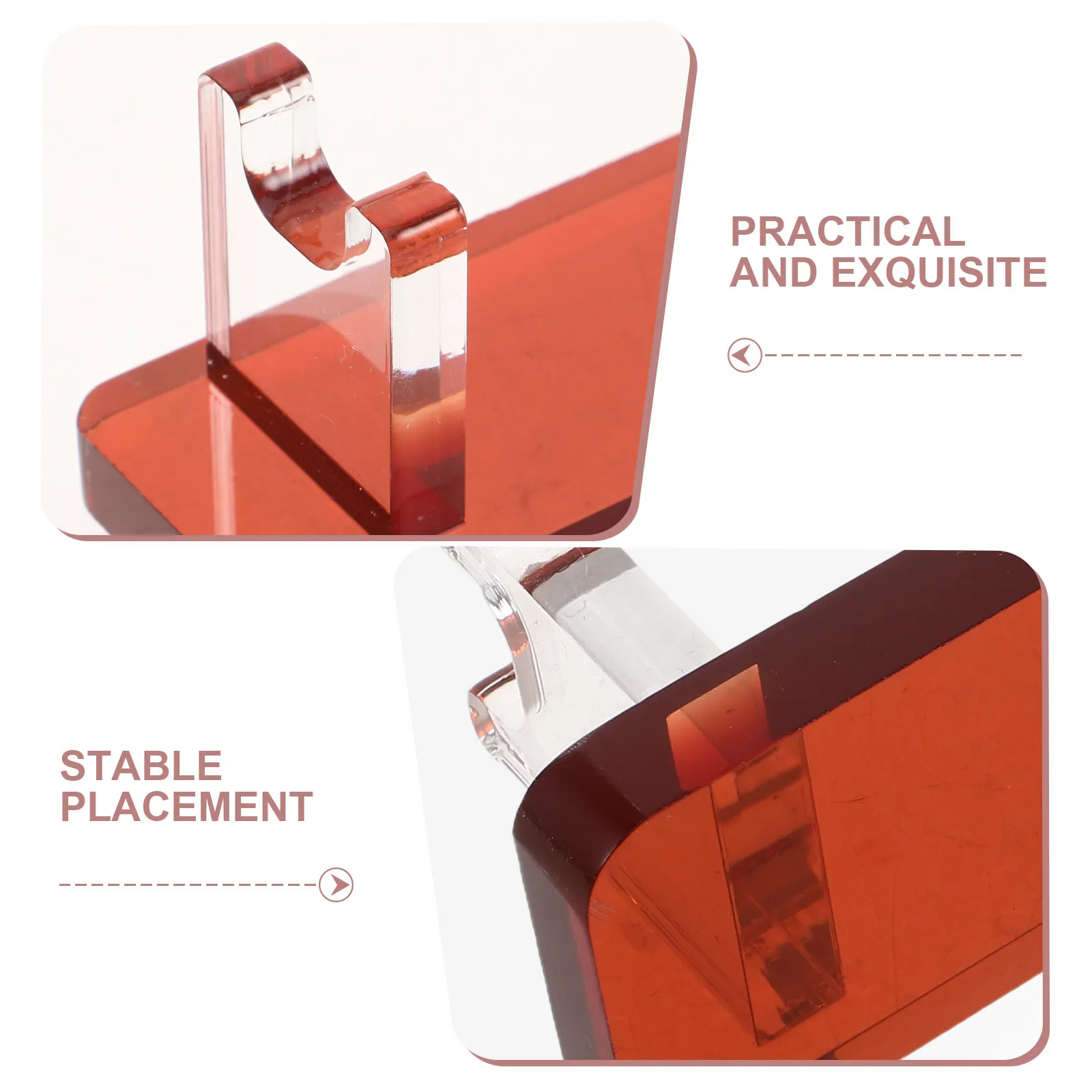 Acrylic Pen Organizer Stand Stable Pen Holder for Desk Multifunctional Marker Storage Rack Stylish Modern Design