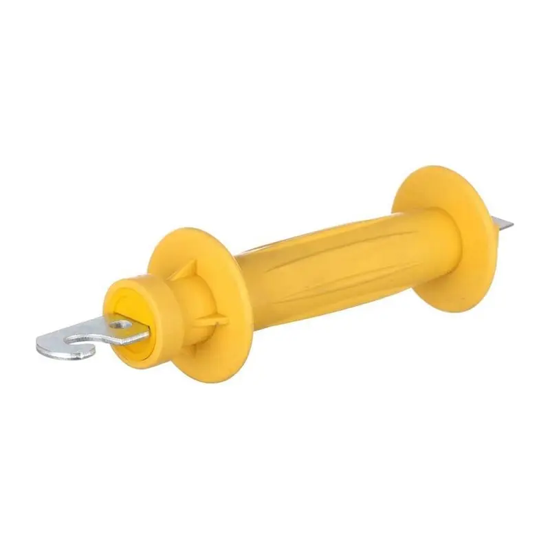 【CYBER MONDAY】Electric Fence Insulated Gate Secure High-Visibility Yellow Color For Farms Temporary Fencing Comfortable Grip