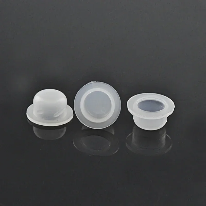 10/30pcs Essential oil Bottle Plug 18R For Leak-Proof Inner Stopper Drop Stopper Silicone Cap PlasticConcave T-Type Flat Stopper