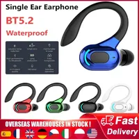 F8 Single Ear Earbuds Bluetooth-compatible 5.2 Noise Cancelling Sports Wireless Business Headphones Headset