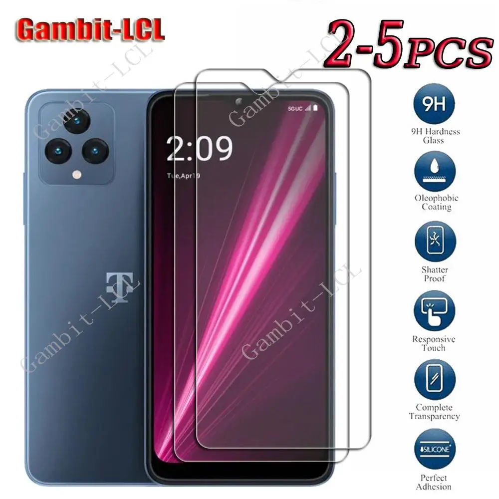 HD Original Tempered Glass For T-Mobile Revvl 6 Pro (T Phone Pro Revvl6Pro TPhone 6Pro 5G Screen Protection Protector Cover Film