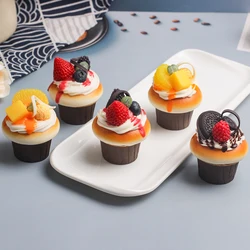 1PC Artificial Mushroom Head Cake Wedding Party Decoration Cake Decoration Photography Professional Food Simulation Cake Model