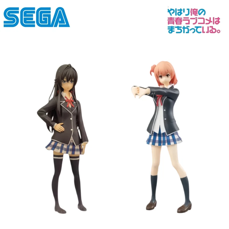 

Sega In Stock Original Box Garage Kit Model Yui Yuigahama Yukino Yukinoshita Anime Characters Collectible Action Figure Statue