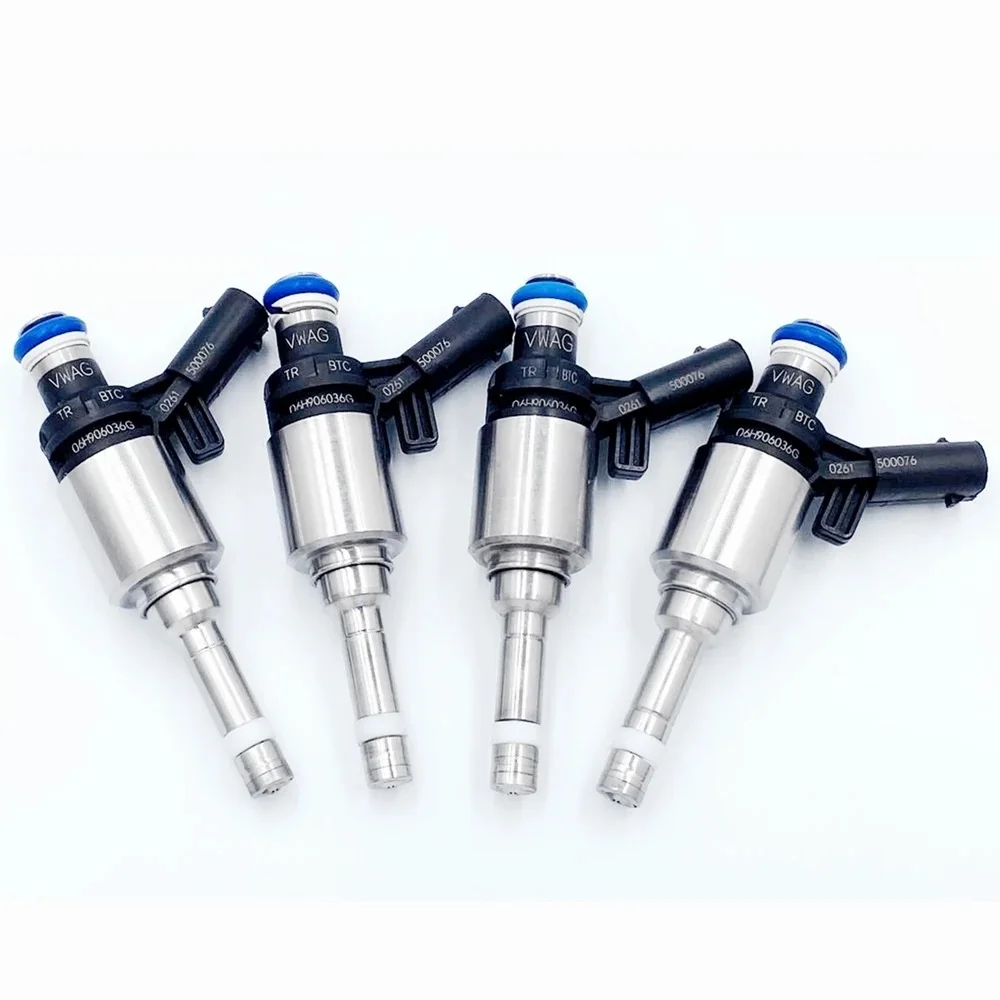 

4x 06H906036G 06H906036E 06H906036P fuel injector for Volkswagen BEETLE CC EOS PASSAT PASSAT CC TIGUAN JETTA2.0T L4