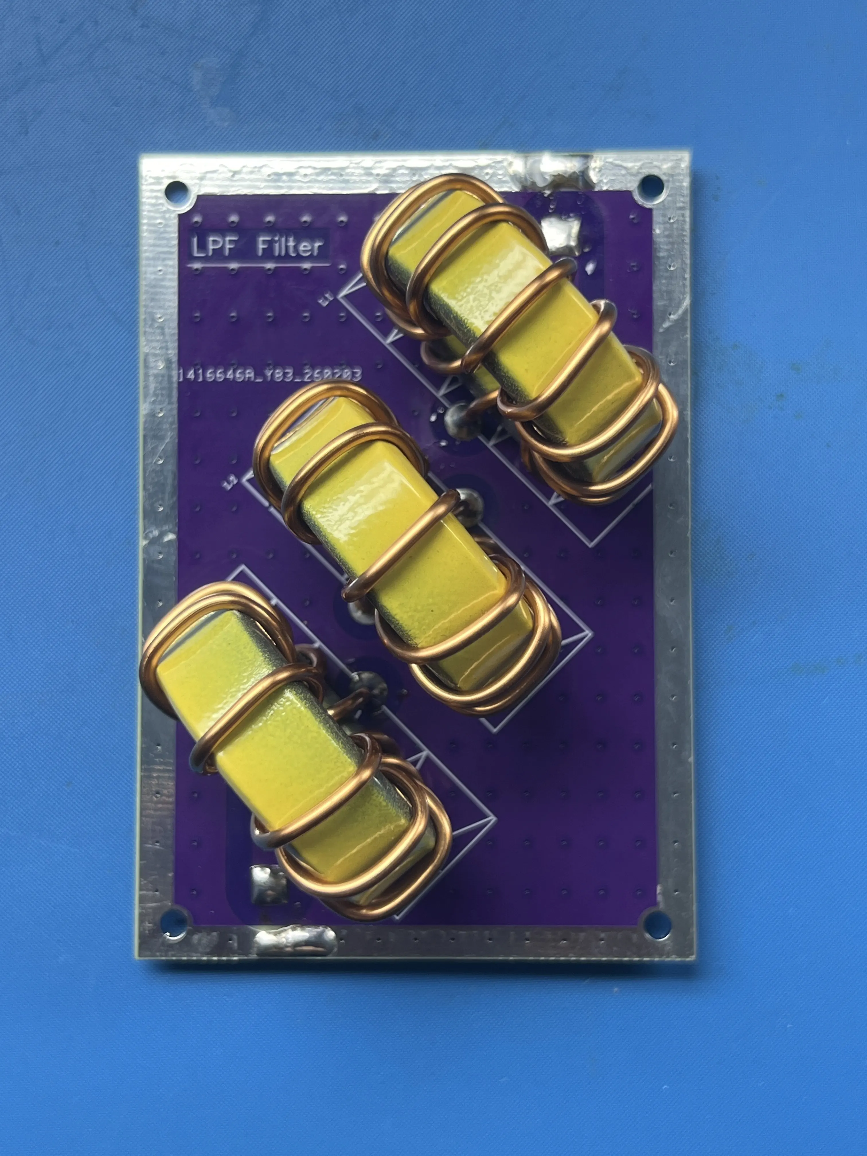 

Плата фильтра нижних частот для коротковолновых радиостанций, 1500 Вт, 7 МГц