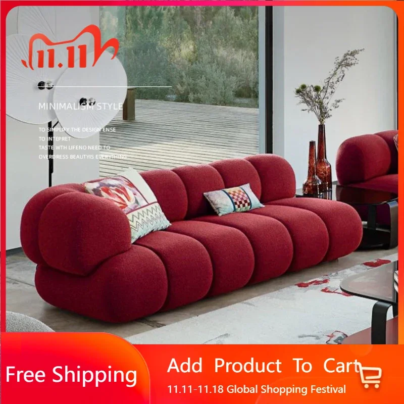 

Designer Nordic Living Room Sofas Fancy Soft Individual Loveseat Sofa Modern Lounge Sofy Do Salonu Apartment Furniture