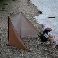 Camping Windshield Folding Windproof Shield Awning Windbreaker Tent Outdoor Windshiled Tarp Shelter Sidewall Camp Gear