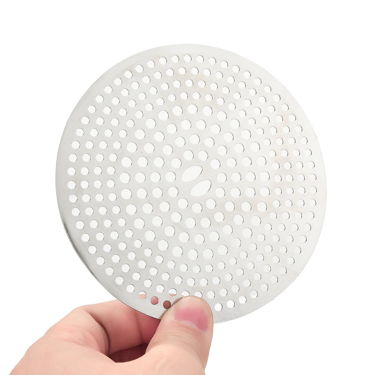 Stainless Steel & Silicone Shower Drain Hair Catcher - Easy Clean Mesh Trap for Drain Protection