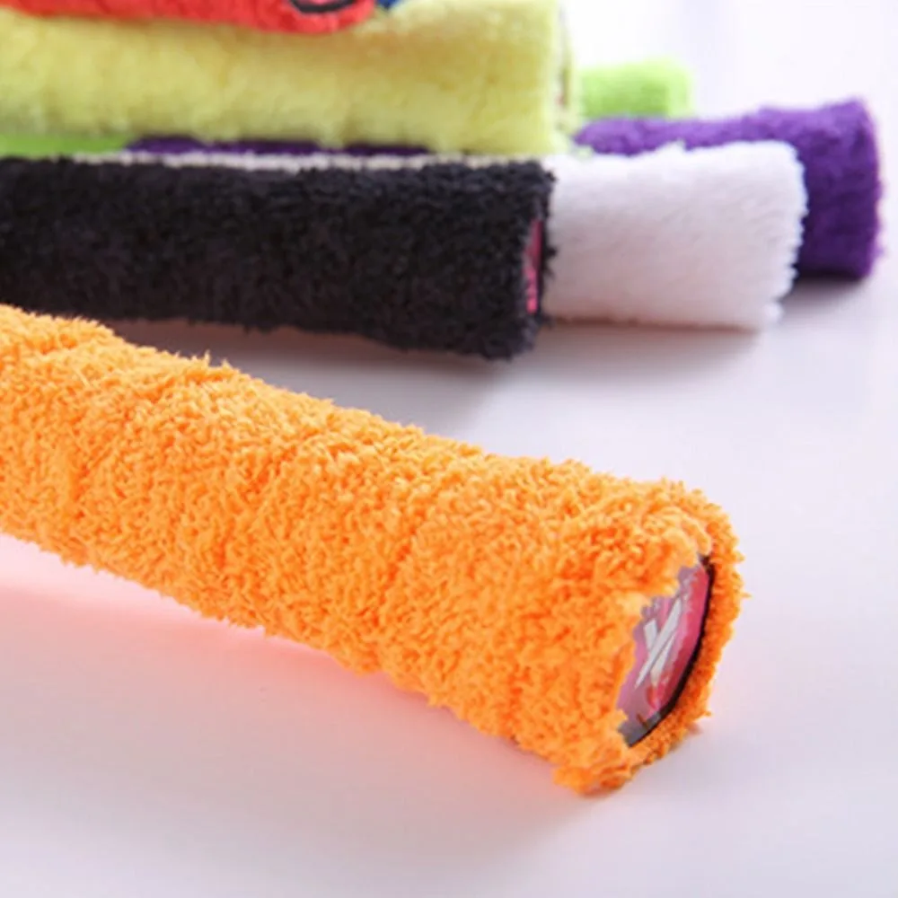Multi-color Badminton Racket Overgrips Towel Shock Absorption Racquet Towel Sweatband Tennis Paddle Fishing Rod Over Grips - Image 3