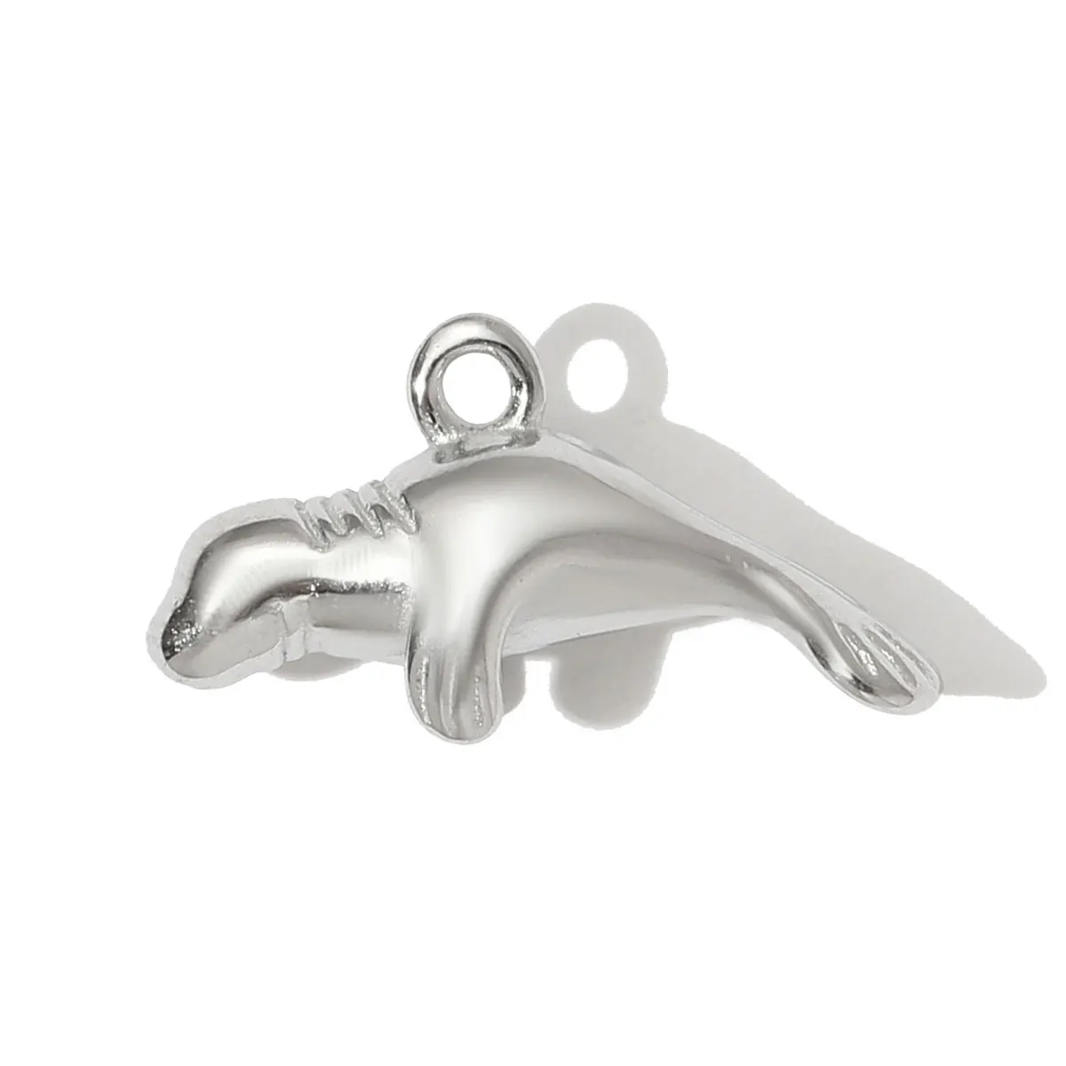 3pcs/Lot Vnistar Stainless Steel Dolphin Crab Shell DIY Charm Mirror PolishBear Plane Necklace Pendant Women Surfer Jewelry - view 6