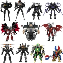Skibidi Toilet GMAN2.0 TV Man Building Blocks Trisolaran Titan MOC Minifigure Educational Toys DIY Assemble Bricks Creative Gift