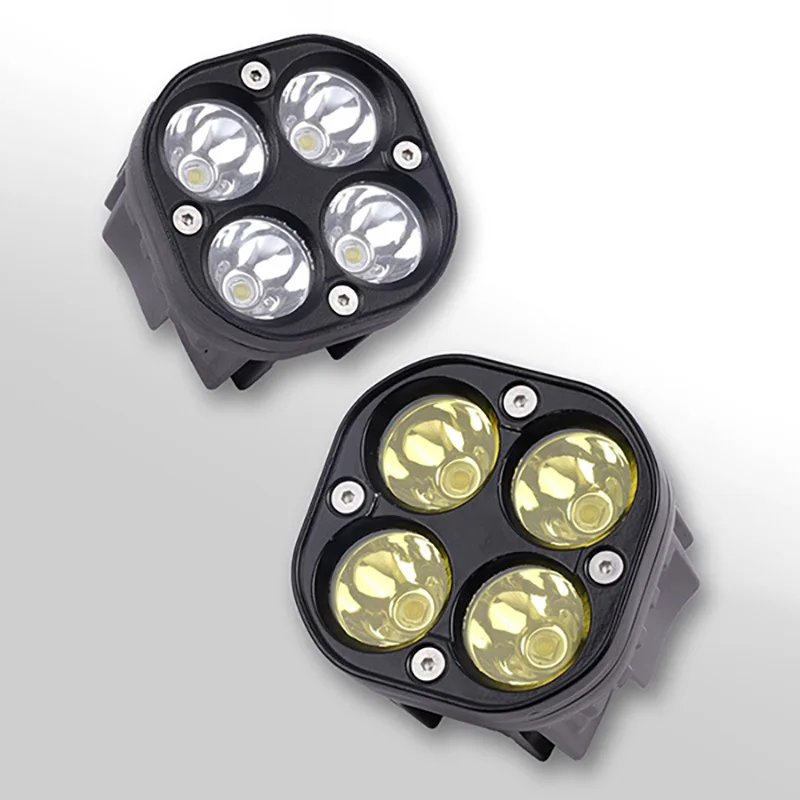 

Aluminium 4xLED Spotlights 18W Motorcycle Headlights 12-80V Auxiliary Lamp Waterproof Fog Lights For Car Truck Off Road Lighting