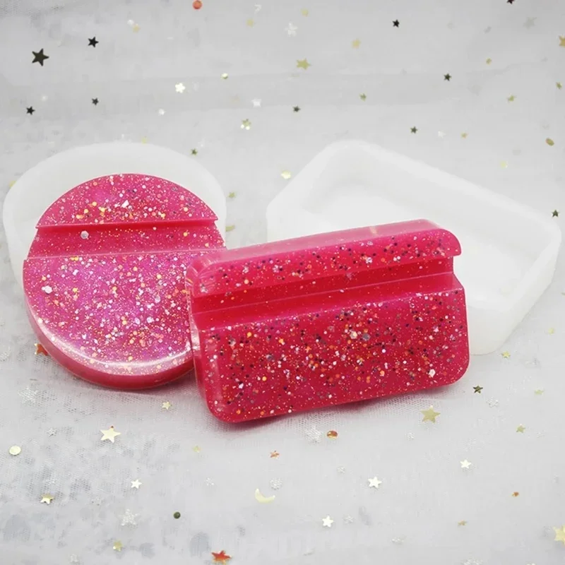 DIYJewelry صنع حامل هاتف الهاتف المحمول قوس صب قالب من السيليكون الحرف حامل هاتف المحمول قالب راتنجات الايبوكسي