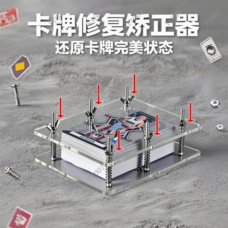 

Portable Card Pressing Corrector Flattening Tool For Sports Cards MTG Yu‑Gi‑Oh Cards