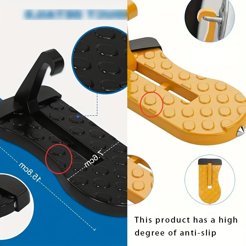 Folding Roof Scoop with Window Breaker and Safety Hammer -Easy Access To RoofFits Most CarsPortable and Durable Design