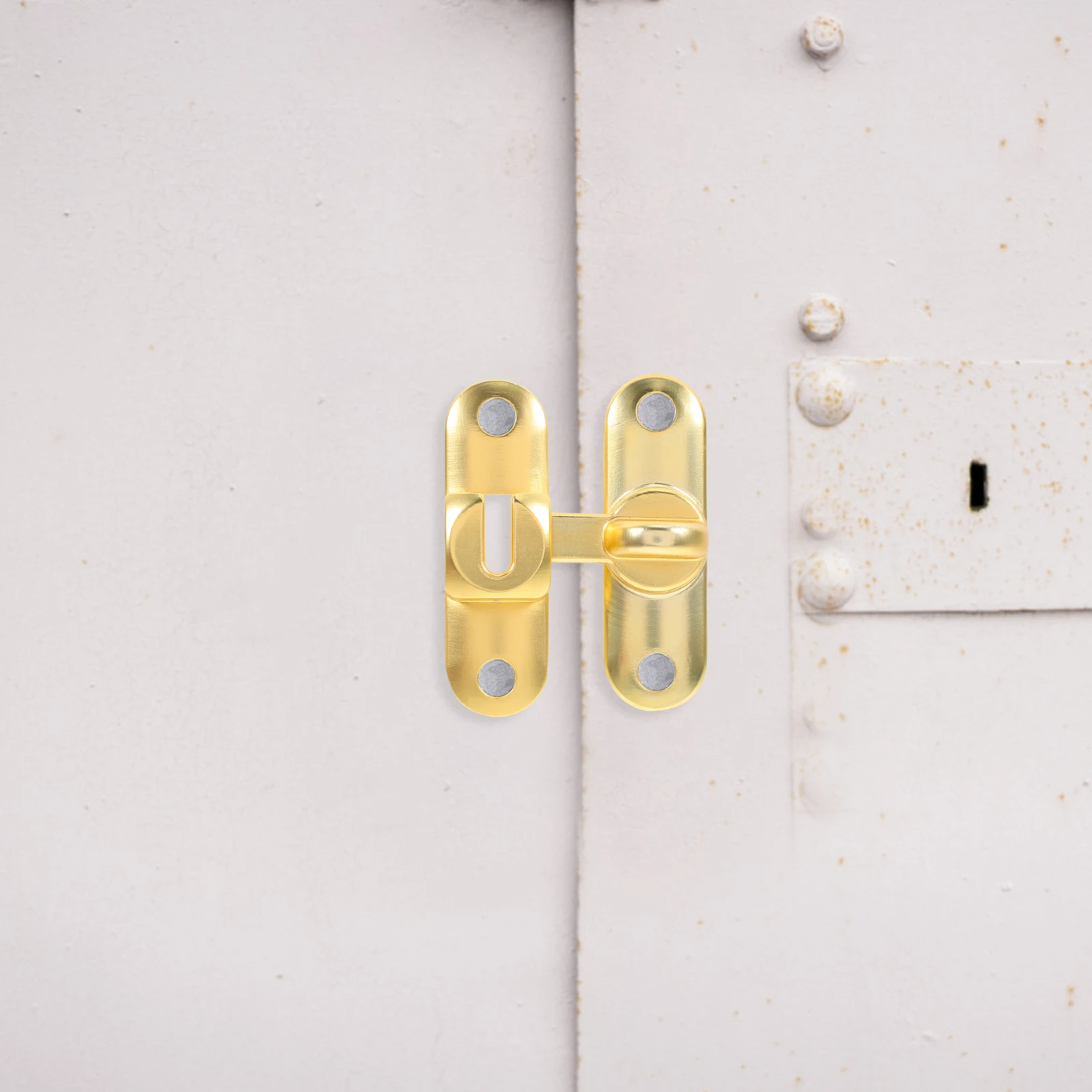 

1 Set Zinc Alloy Door Bolt Heavy Duty Security Latch Sliding Mechanism Easy Installation Corrosion Resistant Bathroom Bedroom