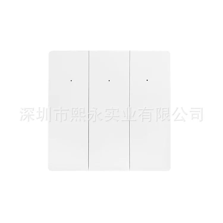 Wifi inteligente interruptor de três vias interruptor de parede lâmpada interruptor de controle remoto 433 rf suporte controle remoto do telefone móvel