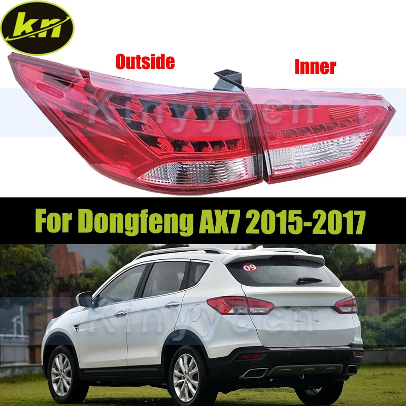 Taillight Taillamp Brake Light For Dongfeng AX7 2015 2016 2017 Rear Bumper Taillight Taillamp Brake Stop Reverse Lamp
