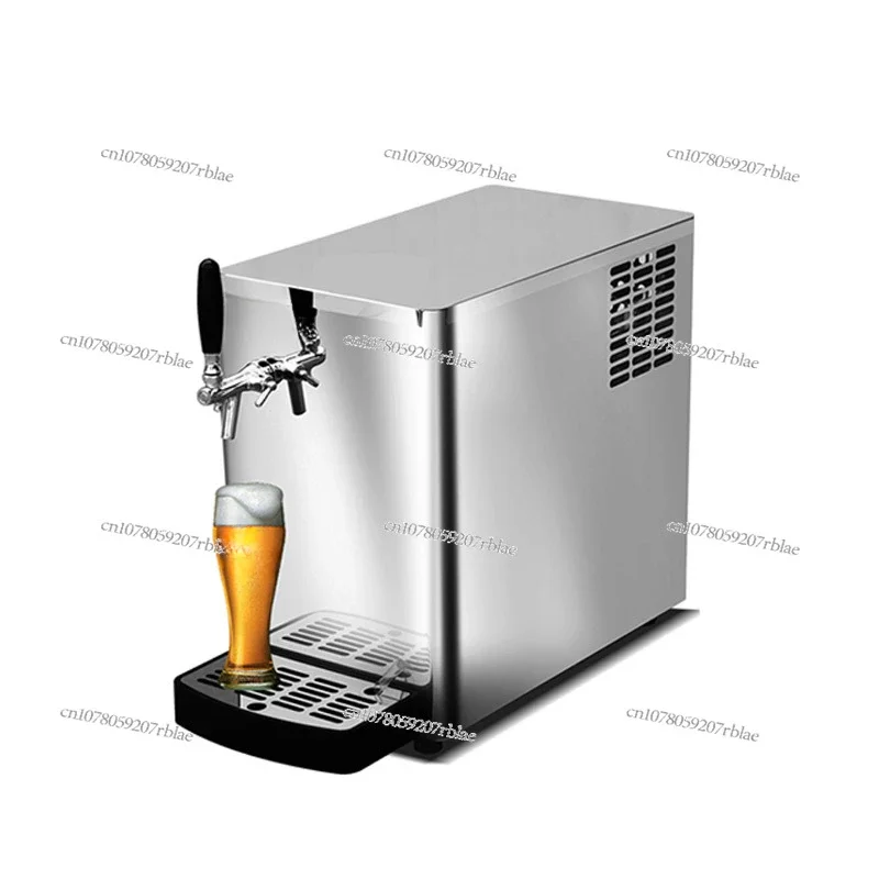 Brewing draft beer machine commercial full-automatic double-head refrigerator bar camping vertical