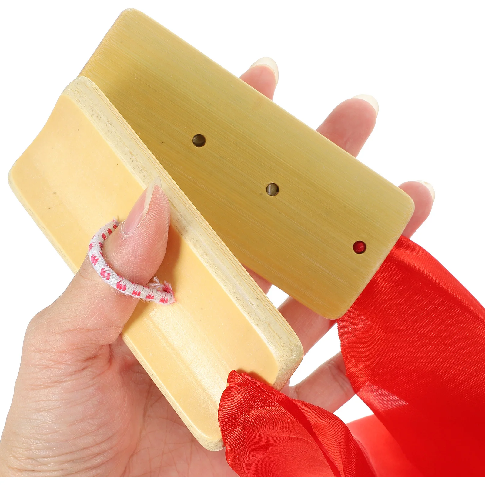 

1Set Chinese Bamboo Kuaiban Traditional Allegro Clapper for Children Beginner Performance Music Education Percussion Instrument