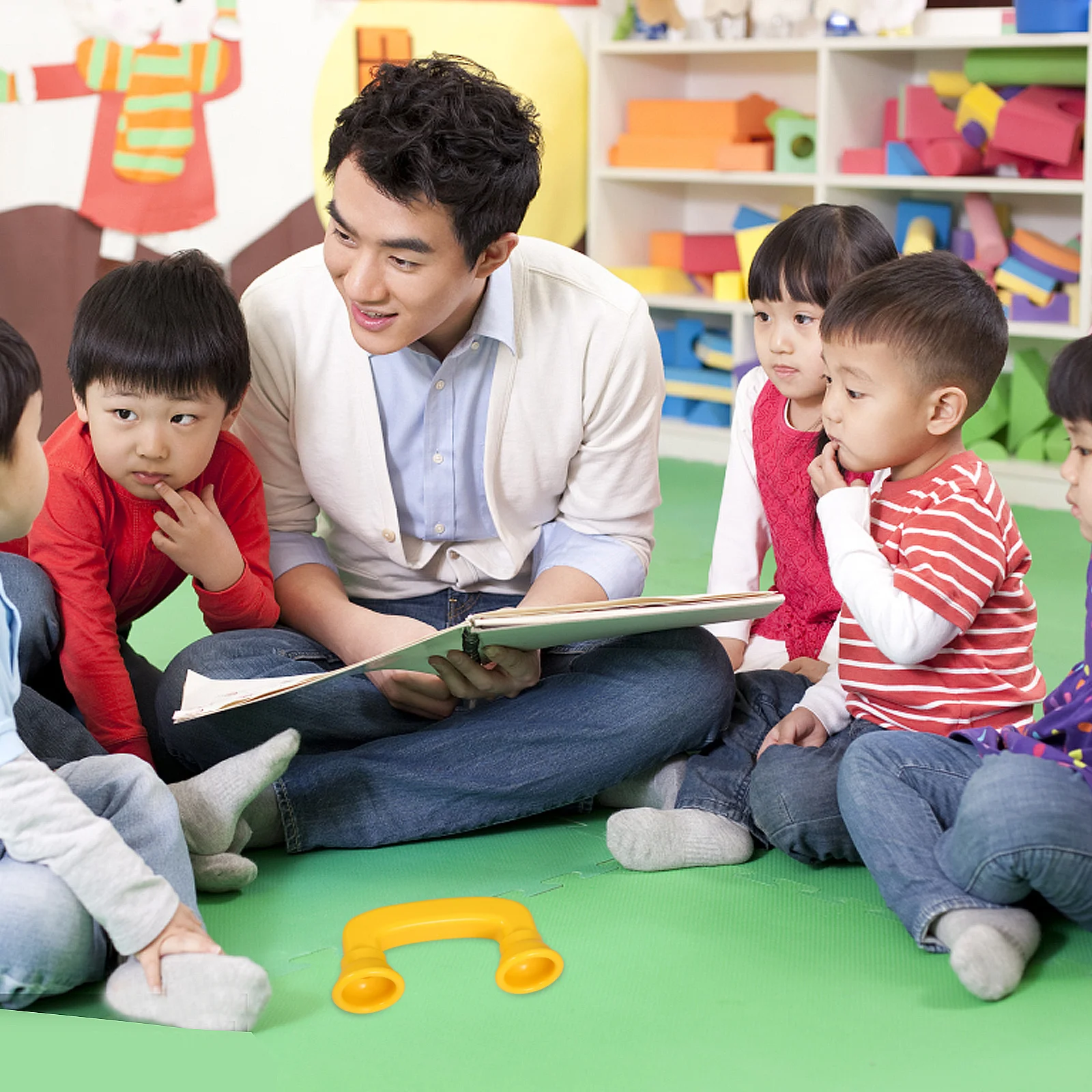 هاتف الهمس الملون للأطفال مادة ABS آمنة مثالية لأنشطة القراءة في المدرسة للاستخدام المنزلي والتعلم المبكر #6